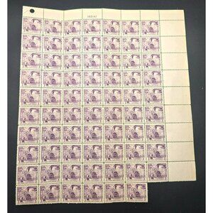 1955 Canal Zone Stamps 3¢ Panama Railroad 100th Anniversary Sheet LI3055